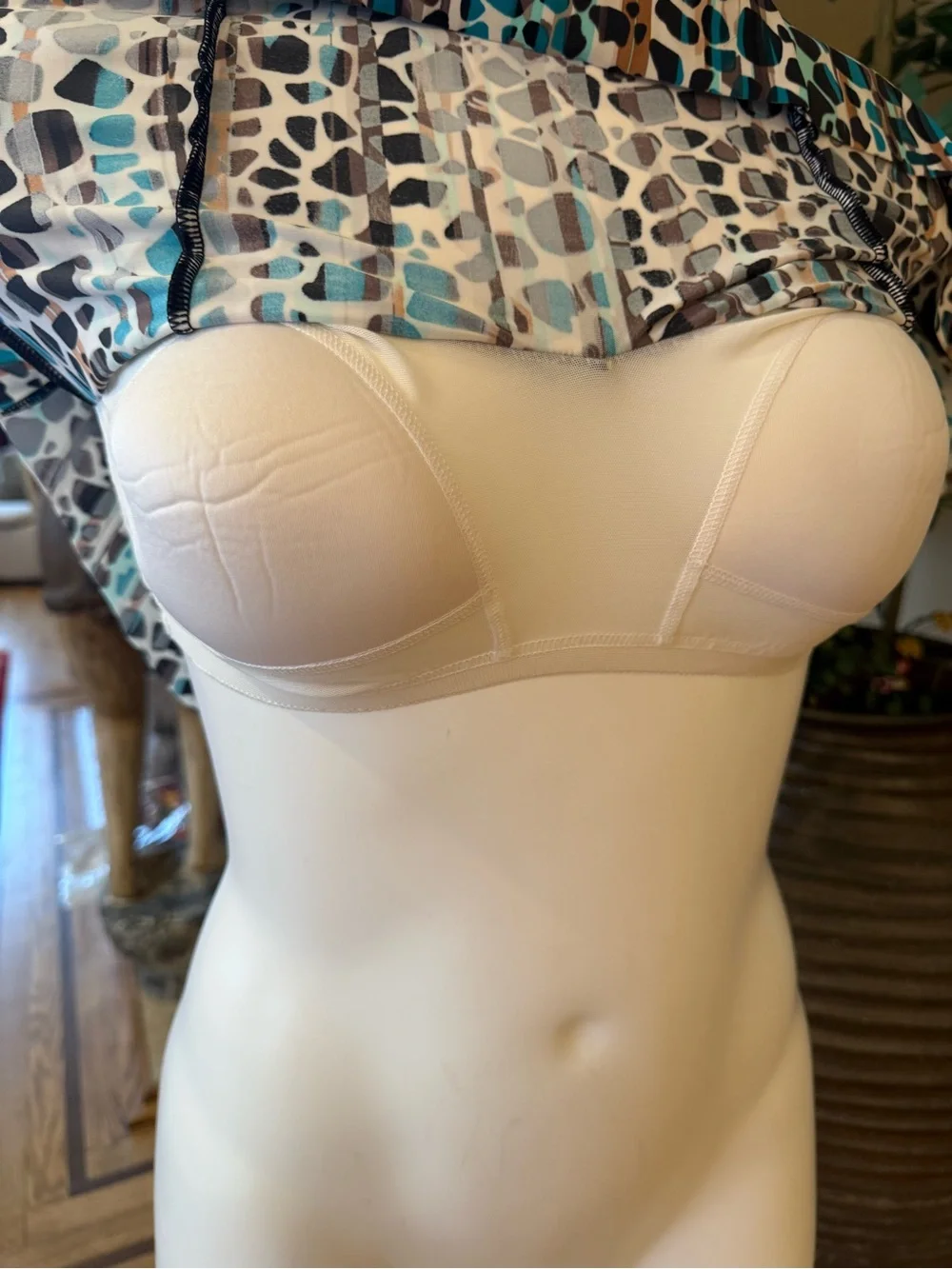 Swim Solutions Animal-Print One-Piece Swimdress NWT’s was $72. - Picture 6 of 11
